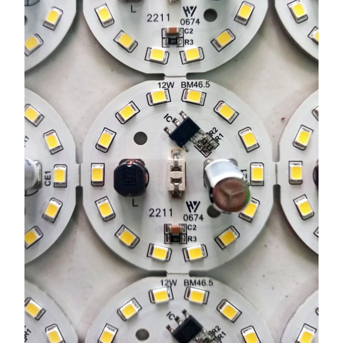 Jual mesin lampu pcb led AC 12 watt BM | Shopee Indonesia