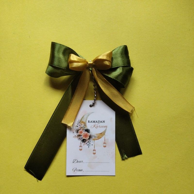 

Pita Lebaran/Pita idul Fitri/Pita Hampers/Pita kado/Tag Lebaran