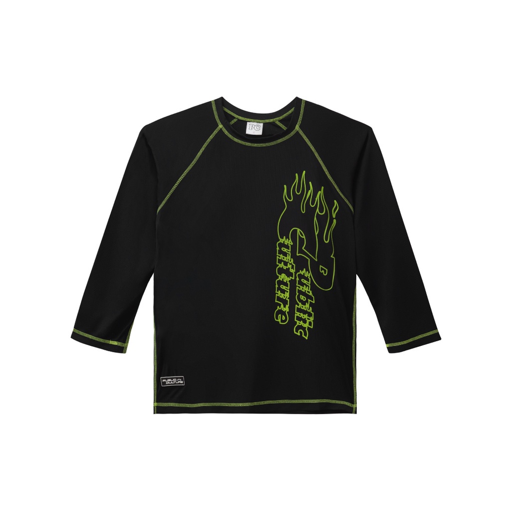 PUBLIC CULTURE - Turbo Jersey Black Long Sleeve