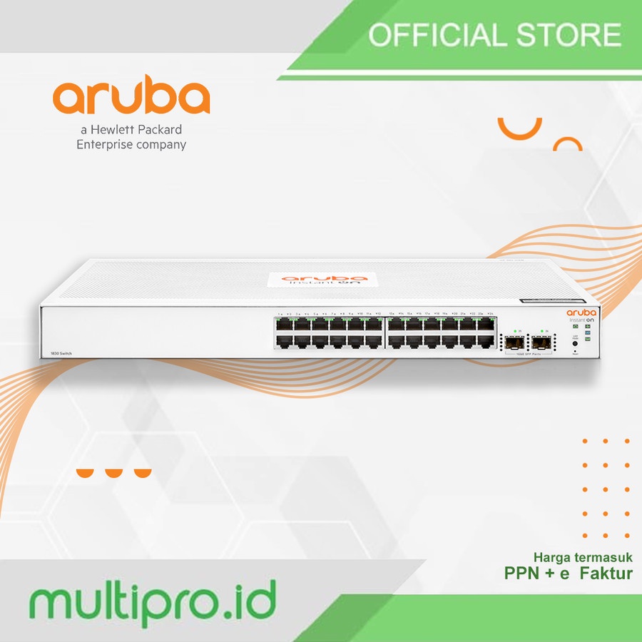 HPE Switch Aruba IOn 1830 24G 2SFP JL812A