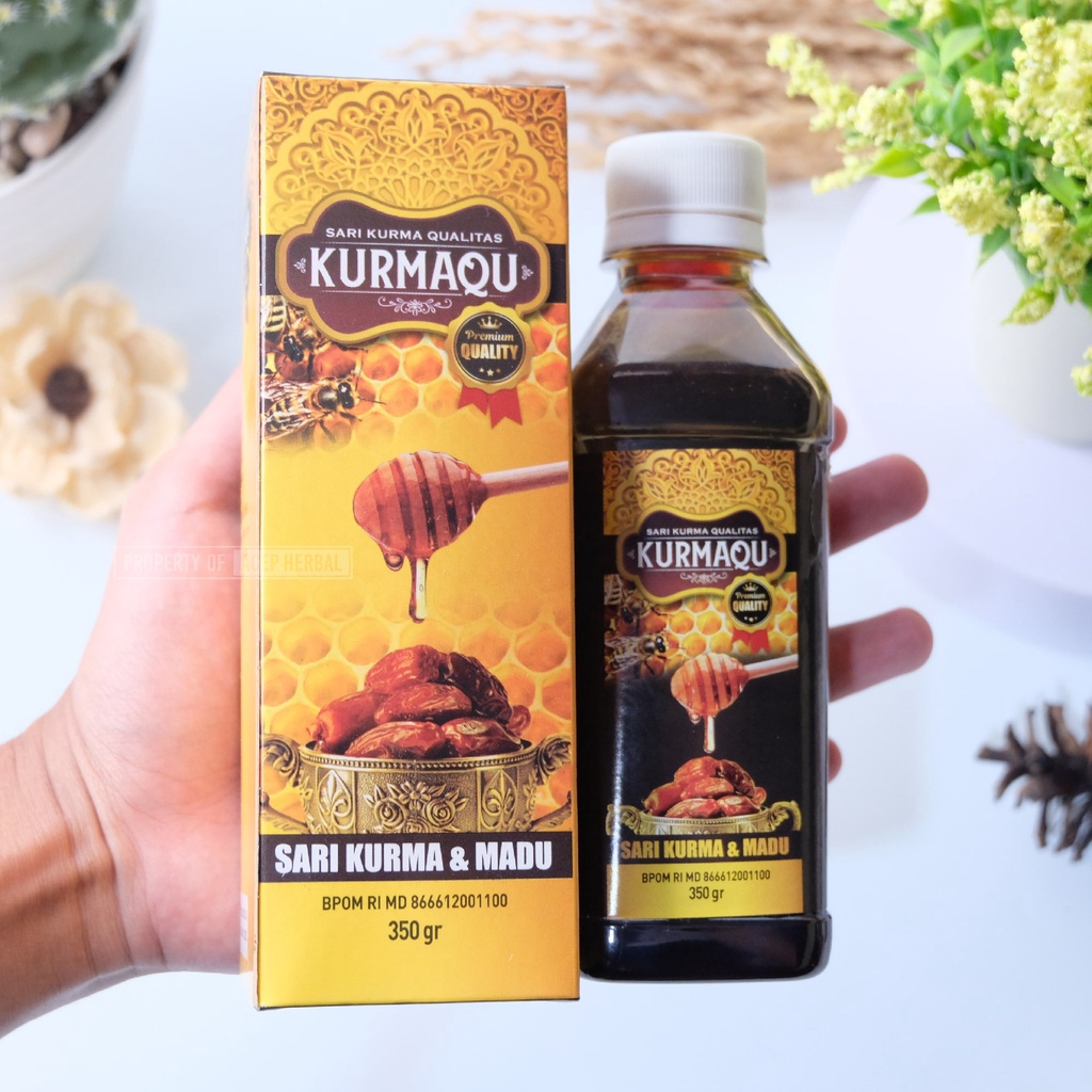 Obat Herbal Khusus Amandel Anak dan Dewasa, Susah Nelan, Sakit Menelan, Radang Tenggorokan, Bau Mulut, Batuk, Gondokan, Asma, Sesak Nafas, Tonsil Akut Dan Kronis, Papiloma, Graves, Kista, Lipoma, Tumor, Panas Dalam - KURMAQU 100% MADU ASLI PLUS KURMA-KurmaQu