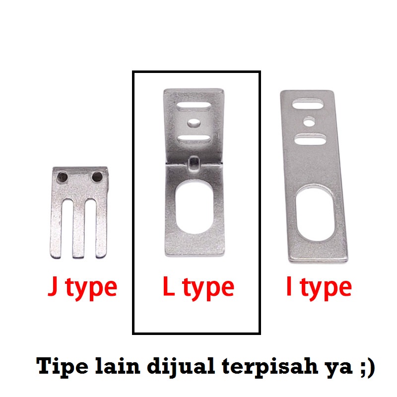 [HAEBOT] Dudukan Sensor Saklar Tombol 12mm Bracket M12 Mounting Kaki Siku L Type Holder Proximity Button Switch