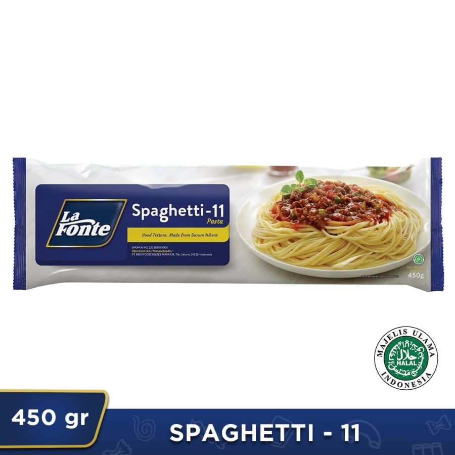 La Fonte Spaghettini  450gr Pasta Spageti Fettucine Lafonte