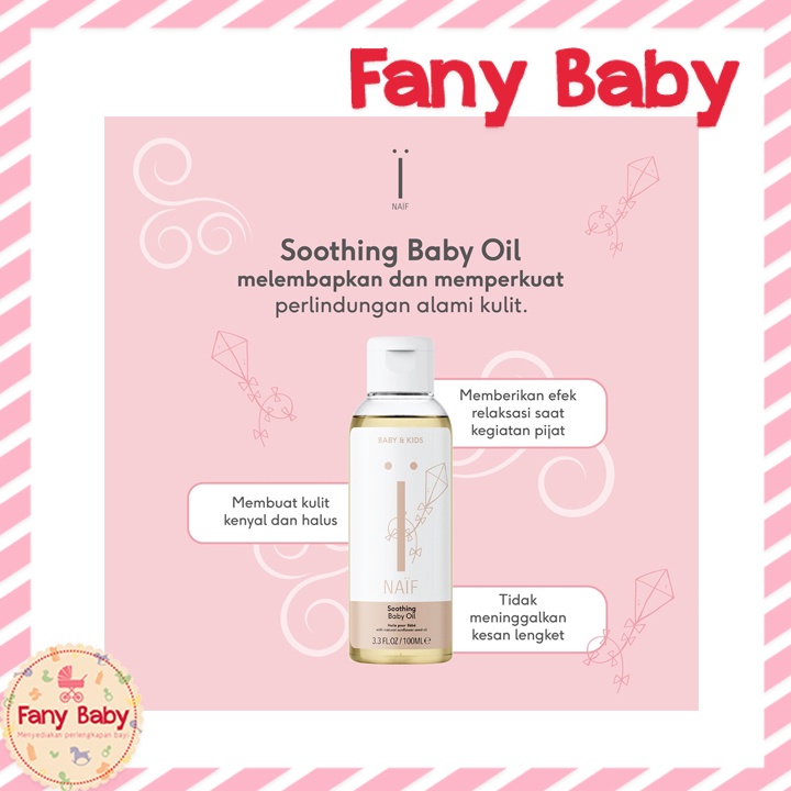 NAIF BABY SOOTHING BABY OIL 100ML