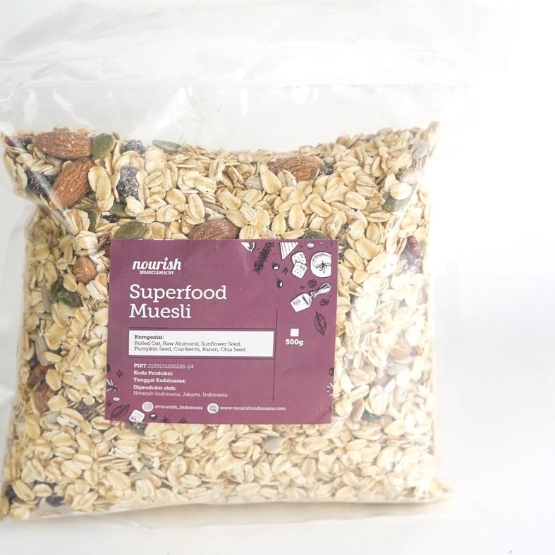 

Lebaran Sale⚡️⚡️Buy 1 Get 1 Free Super Food Muesli (500gr x 2pc)
