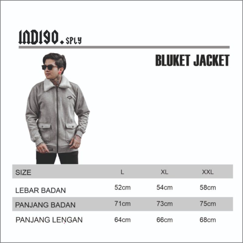 Jaket Bulket Pria Wanita