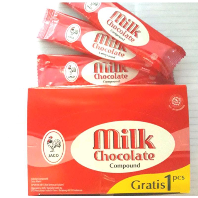 

BOX - Cokelat Jadul Jago Milk Chocolate Ayam Merah Isi 12 Pcs x 10gr Coklat