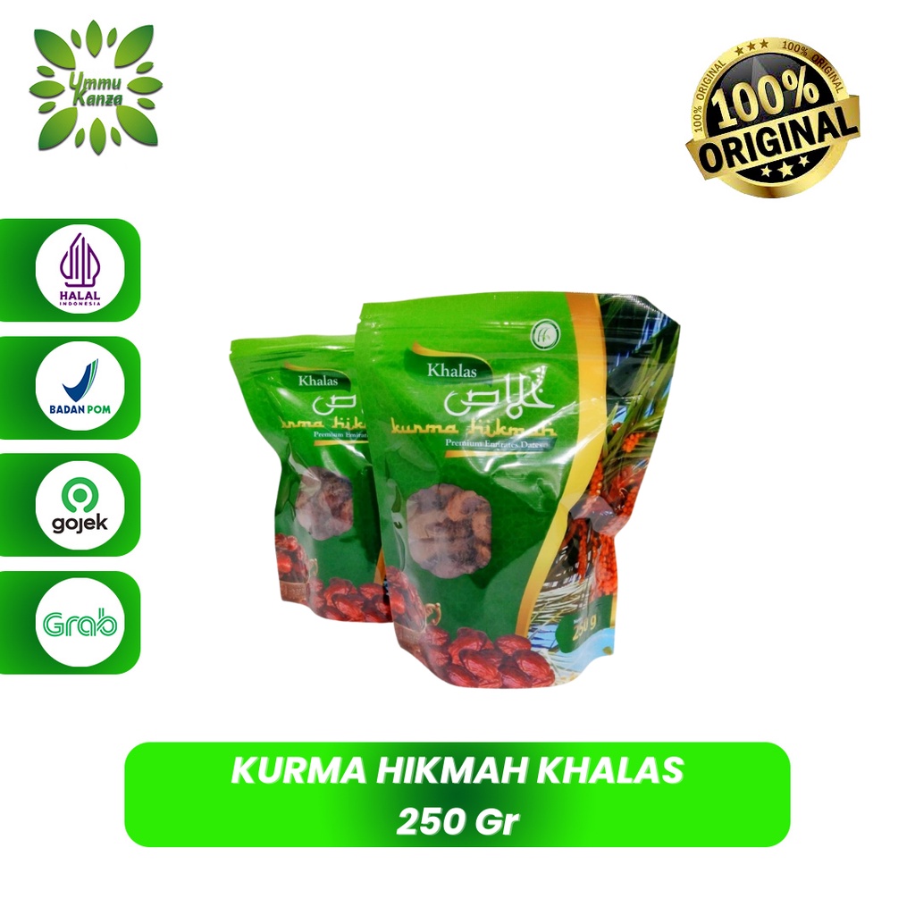 

Kurma Hikmah Khalas Khollas Premium - 250 Gram