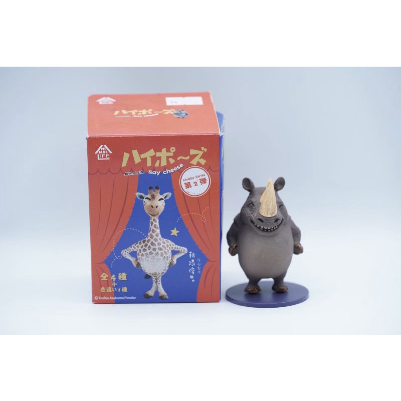 Rhino Badak Figure Animal Pajangan Mainan Binatang