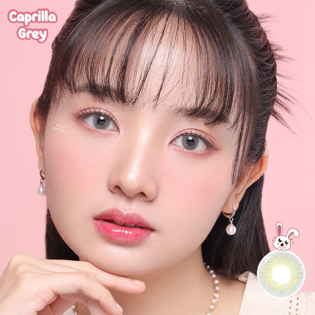 PINKRABBIT Softlens Caprilla Grey (Normal, Minus 0.5 s/d 10.00)