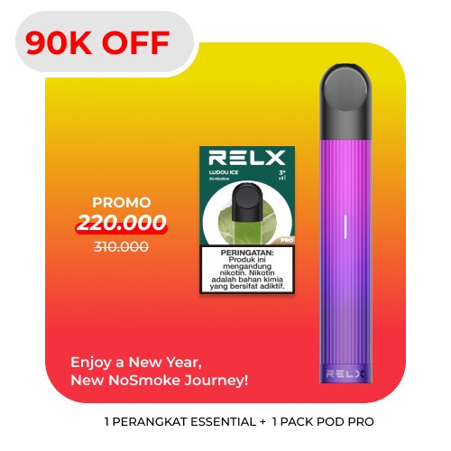 RELX Bundle Essential Neon Purple Device and Pods