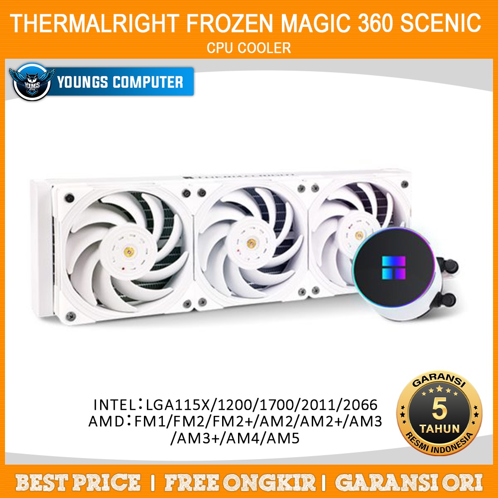 CPU COOLER THERMALRIGHT Frozen Magic 360 SCENIC WHITE AIO WaterCooling