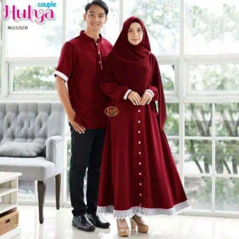 MENARIK BAJU COUPLE LEBARAN HULYA KEKINIAN TERBARU 2022 SARIMBIT LEBARAN FAMILY SET BAJU COUPLE KELU