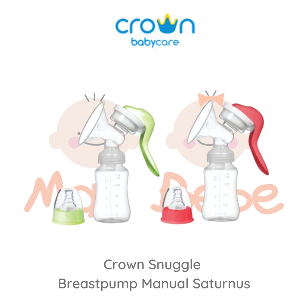 Crown Snuggle Super Manual Breast Pump Saturnus CR-7838