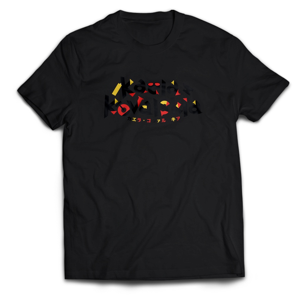 Kaos Pria VTuber KAELA KOVALSKIA LOGO HOLOLIVE Wibu Waifu Dewasa Baju Atasan Unisex PakeKaos