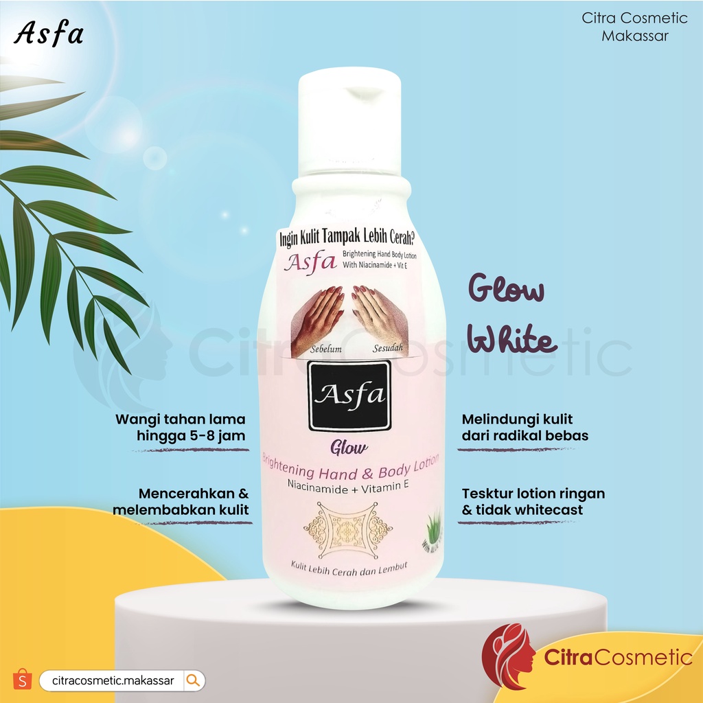 Asfa Brightening Body Lotion Mini 130 Ml Series