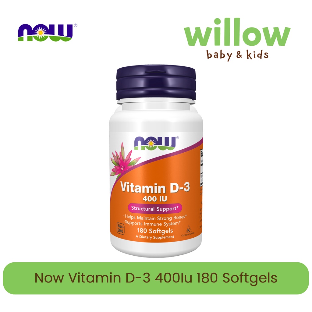 Vitamin - Now Vitamin D-3 400IU