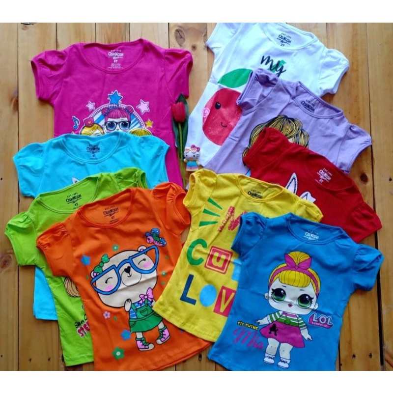 sale kaos oskosh anak perempuan
