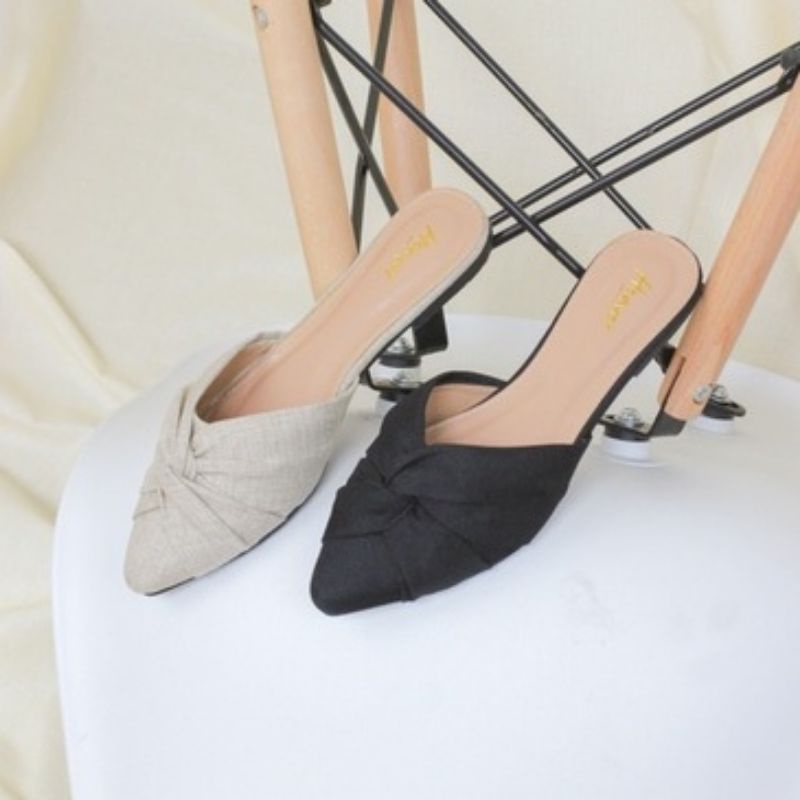 nadiya sandal cantik slip on kekinian
