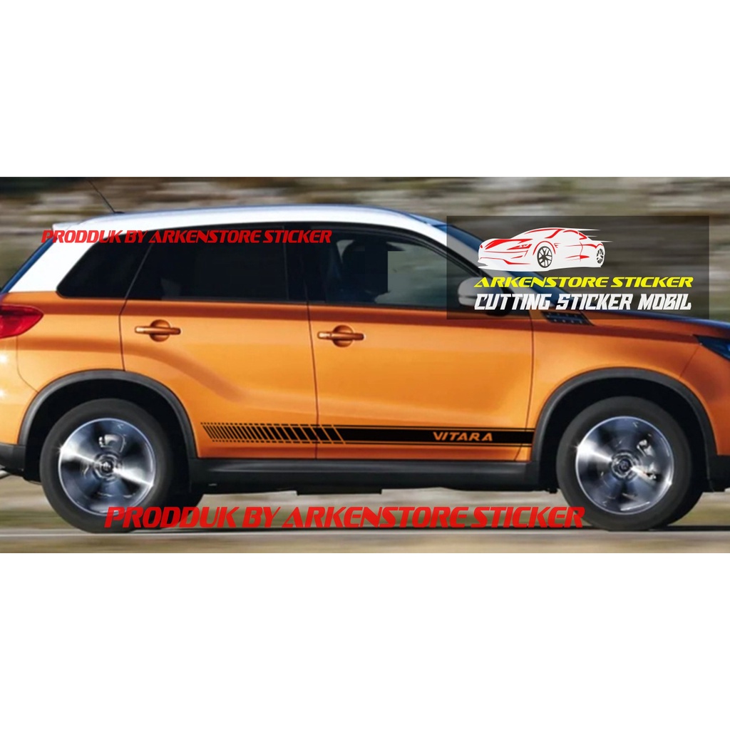sticker mobil vitara cutting sticker mobil suzuki vitara terbaru