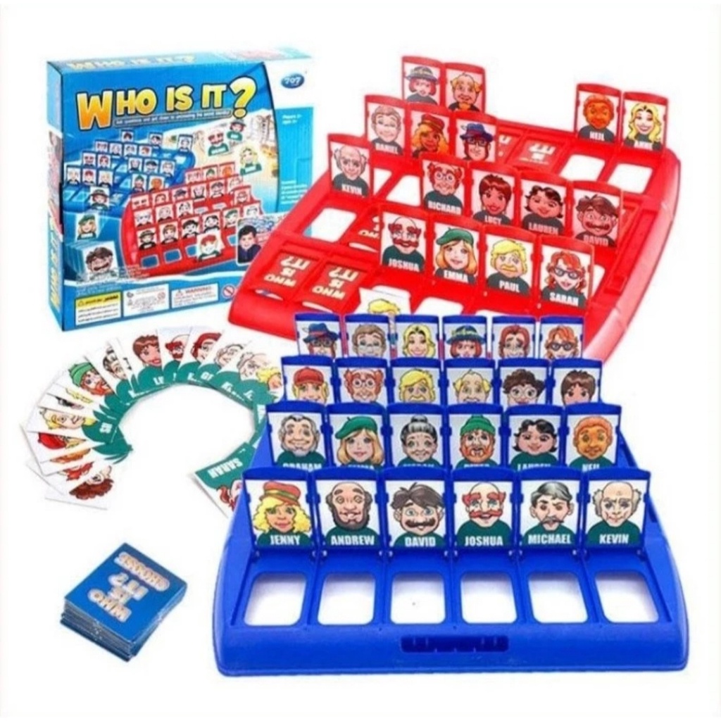 Mainan Tebak Tebakan Gambar Orang / Permainan Papan Board Game