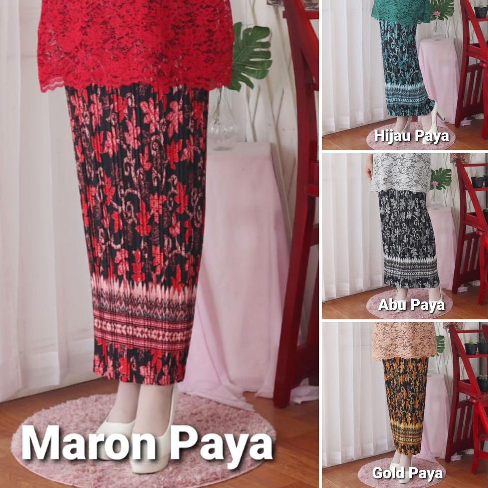PALING LARIS (REALPIC) ROK BATIK PLISKET M - XXL