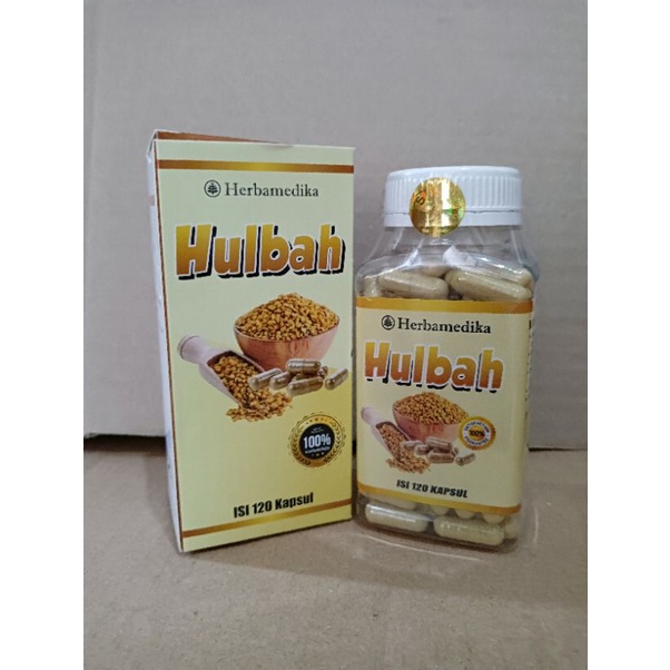 Kapsul Hulbah Fenugreek Herbamedika isi 120 Kapsul