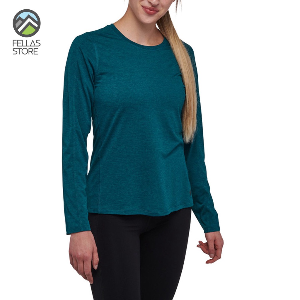 Black Diamond - Women’s Lightwire Long Sleeve  Dark Caribbean