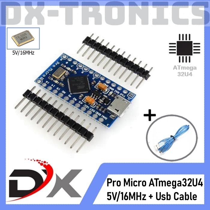 Pro Micro ATMega32U4 5V 16MHz Promicro + USB Cable