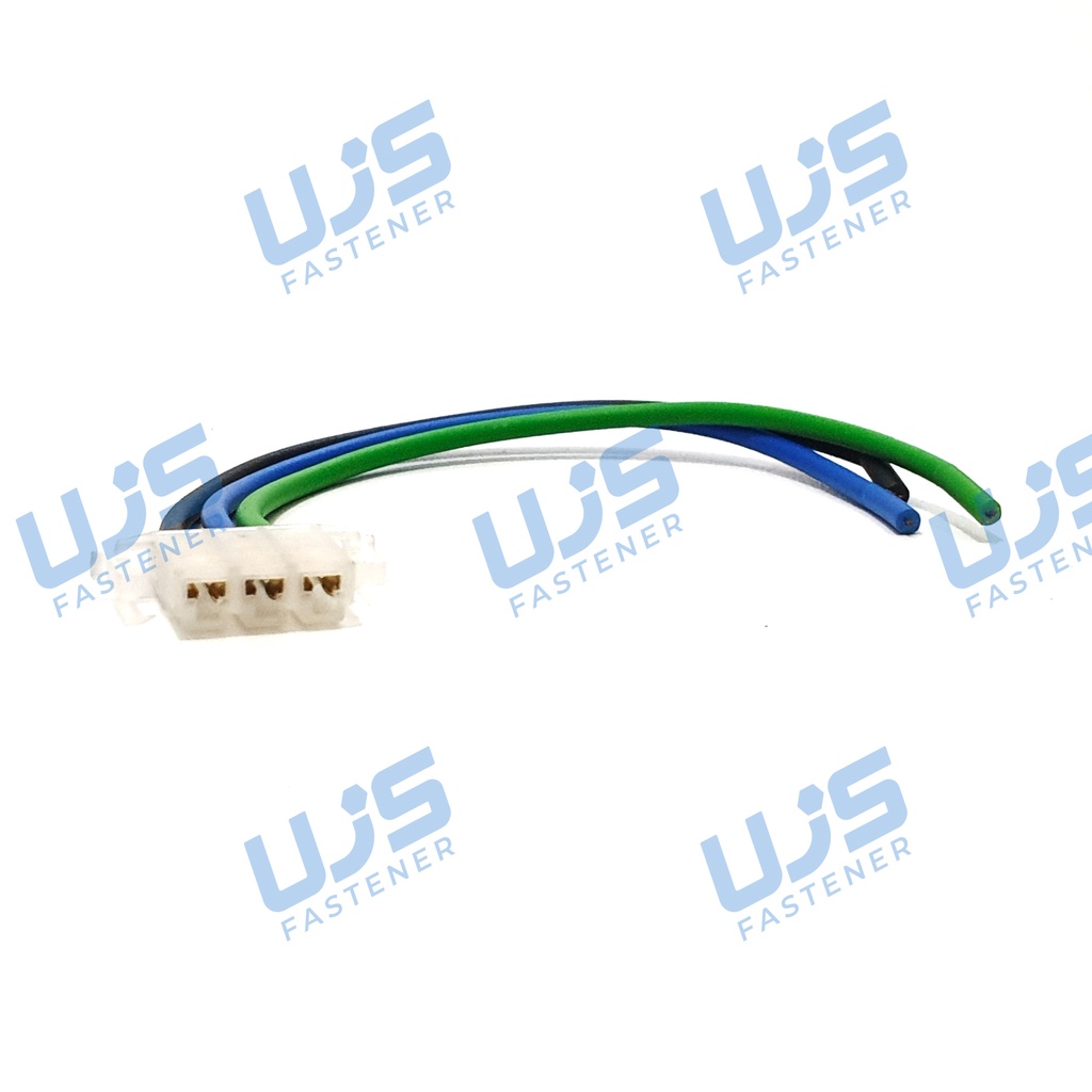 Soket 3 Pin Kabel Tombol Klakson Dim Lampu Starter Motor Sen Smash Supra