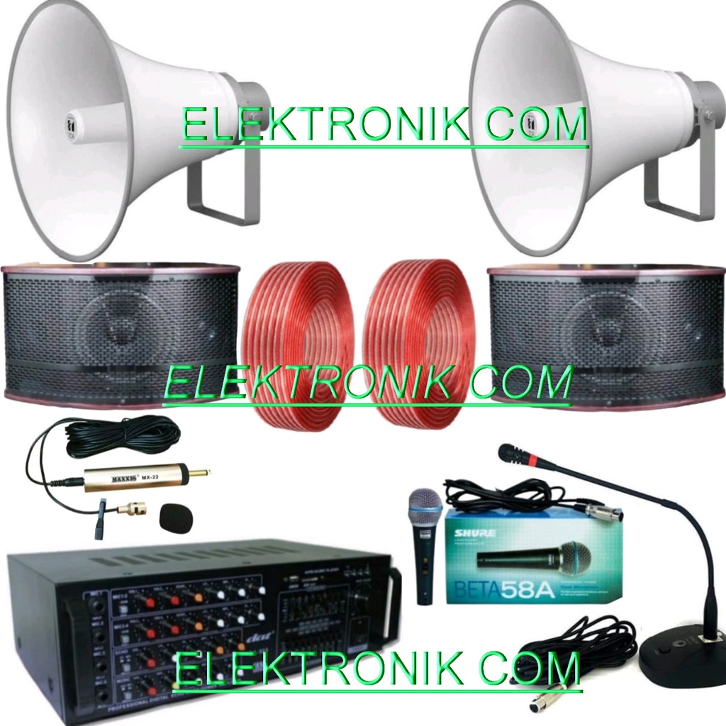 PAKET SOUND SYSTEM TOA MASJID SPEAKER LUAR DAN DALAM PAKET TOA MASJID PAKET TOA MUSHOLLA TOA ZH5025