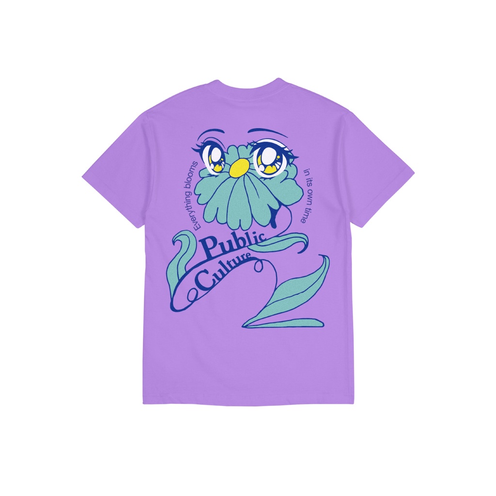 PUBLIC CULTURE - Flower Purple Tee