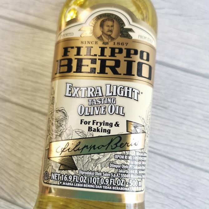

Filippo Berio Extra Light Olive Oil 500ml Minyak Zaitun MPASI hr502