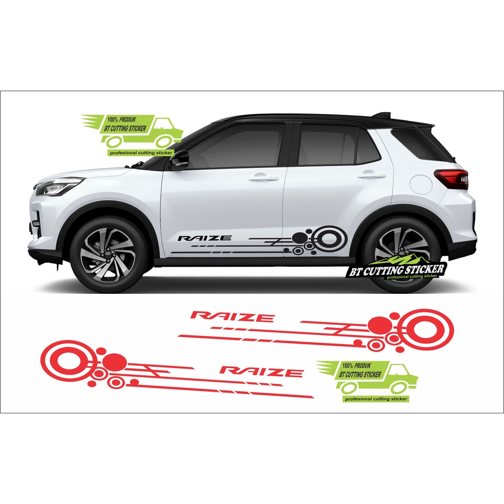 sticker mobil raize stiker minimalis mobil raize stiker toyota raize sticker mobil raize sticker toy
