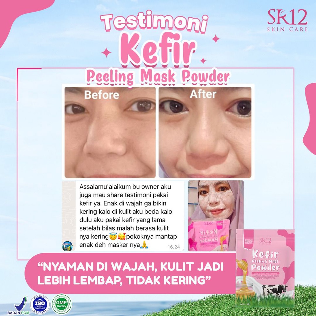 MASKER WAJAH / ETAWA KEFIR sr12id /MASKER PREMIUM / MASKER HERBAL / MASKER ALAMI WAJAH / DETOKSIASI / Masker wajah original / berkualitas / termurah / terbaik / bpom / saudagarsr12