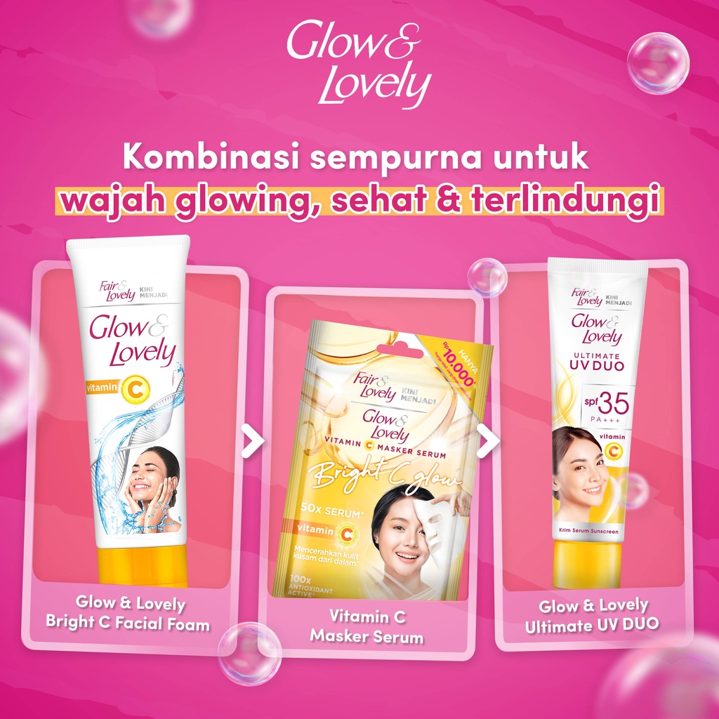 Glow &amp; Lovely Bright C Glow Facial Foam 100g