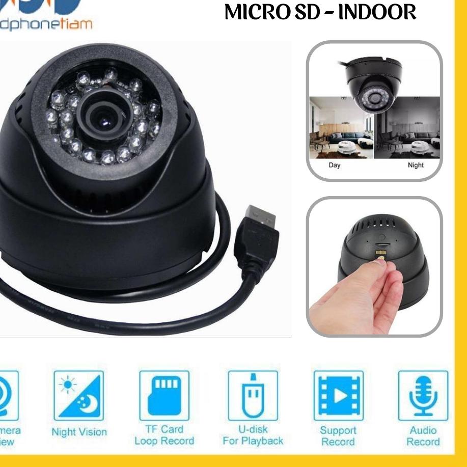 ۞ Camera CCTV Portable Micro SD / CCTV INDOOR  ❅