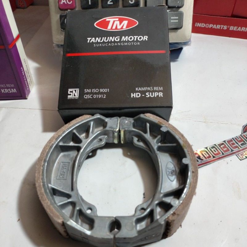 KAMPAS/ KANVAS REM BELAKANG MOTOR TM HONDA SUPRA GRAND REVO 110NEW SUPRA FIT NEW GL 100 WIN DLL