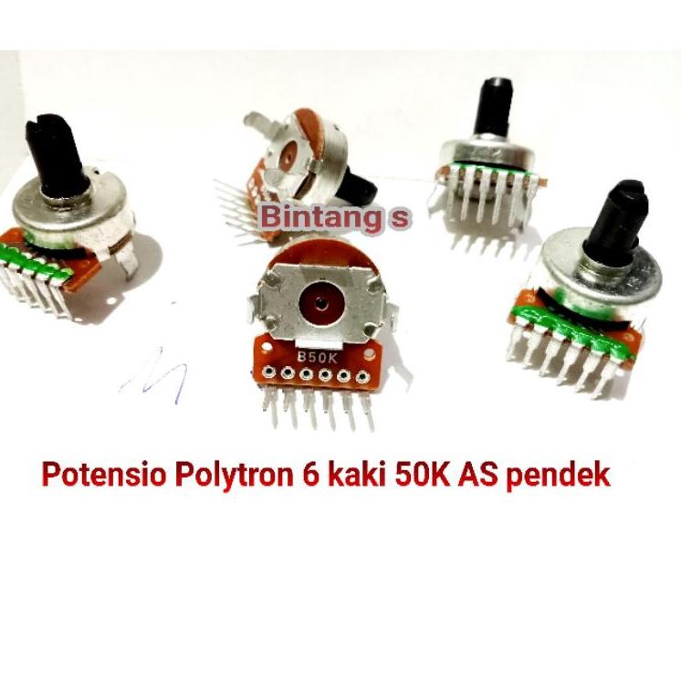 Terbaru Potensio Polytron 6 kaki 50K As pendek