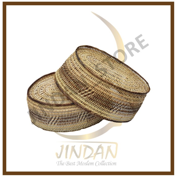 Peci Songkok Rotan Gorontalo - 4 (Y0E4) Promo Kopyah Motif Kekinian Terlaris Rajut V7F2 Peci Imamah 