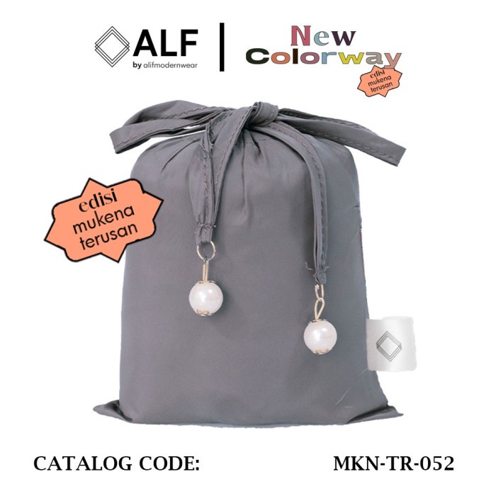 Alf By Alif Mukena Terusan Mini Travel - Ultimate Gray