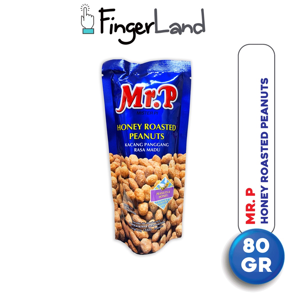 

MR. P Honey Roasted Peanuts 80 gram Kacang Rasa Madu