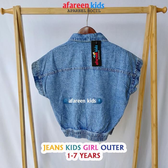 Jaket Outer Anak Perempuan Jaket Jeans Crop Denim 53