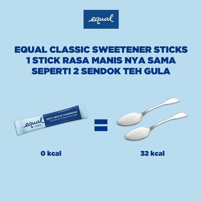 Equal Classic TABLET Sweetener Zero Calorie / Pemanis Pengganti Gula