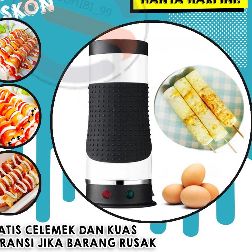 ✻ Mesin Pembuat Sosis telur Sostel Egg Roll Maker 1 Lubang Sostel Listrik ✩