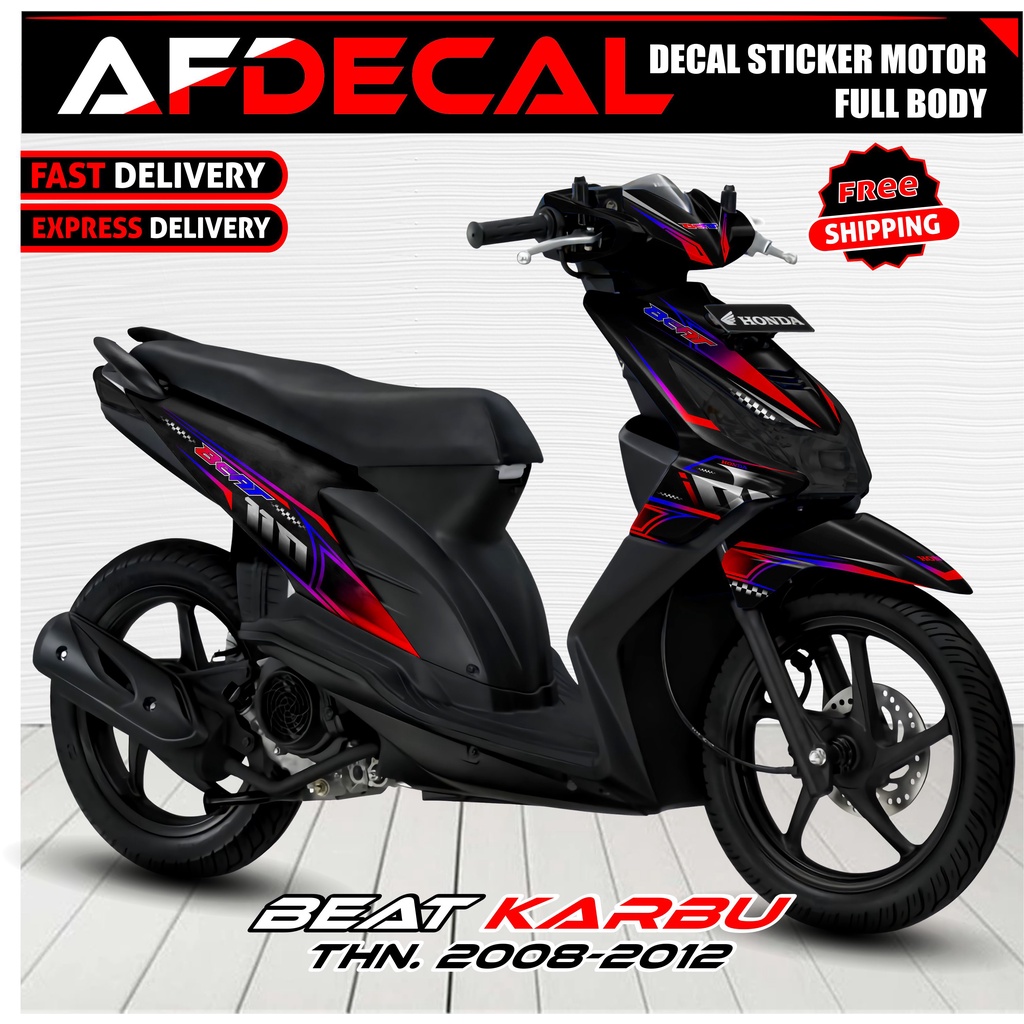 NEW Decal all Beat Karbu 2008 - 2012 //Sticker Decal all Beat karbu Full Body mantap