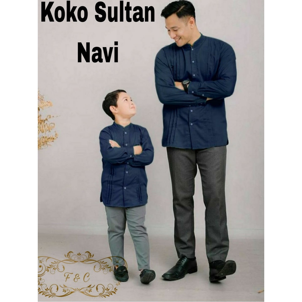 Feodora/Promo/Koko sultan dewasa / pakaian pria dewasa / kemeja premium pria / atasan pria model terbaru / koko dewasa (GOOD QUALITY)