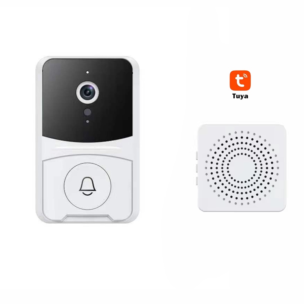 BELL RUMAH KAMERA tuya doorbell  / BEL KAMERA / IP CAMERA / BELL CAMERA MINI / BEL PINTU / BEL RUMAH / BELL WIFI bel pintu dengan Kamera - Smart Door Bell - Ip Camera - Wireless  - Wifi -  Video