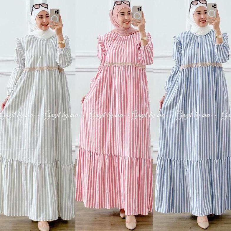 ORIGINAL DRESS GAMIS RAFAYLA TERBARU GAGIL BY GAGIL FASHION ORIGINAL Murah