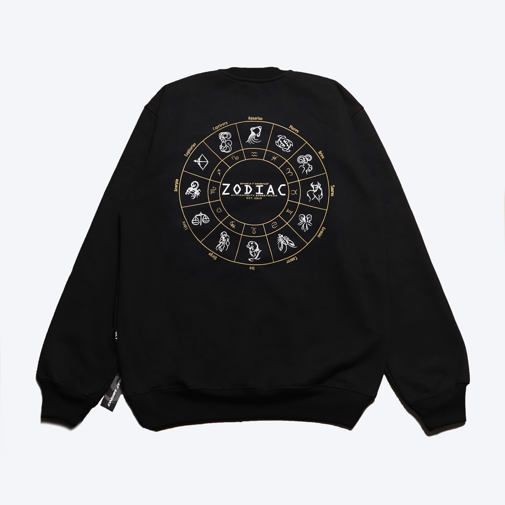 Shikat Miring Crewneck Zodiac Black
